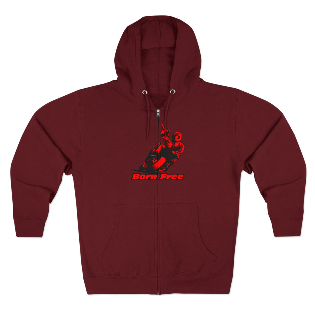 CG EZ RIDER  RED BLACK/AMERICAN SAVAGE ZIP UP