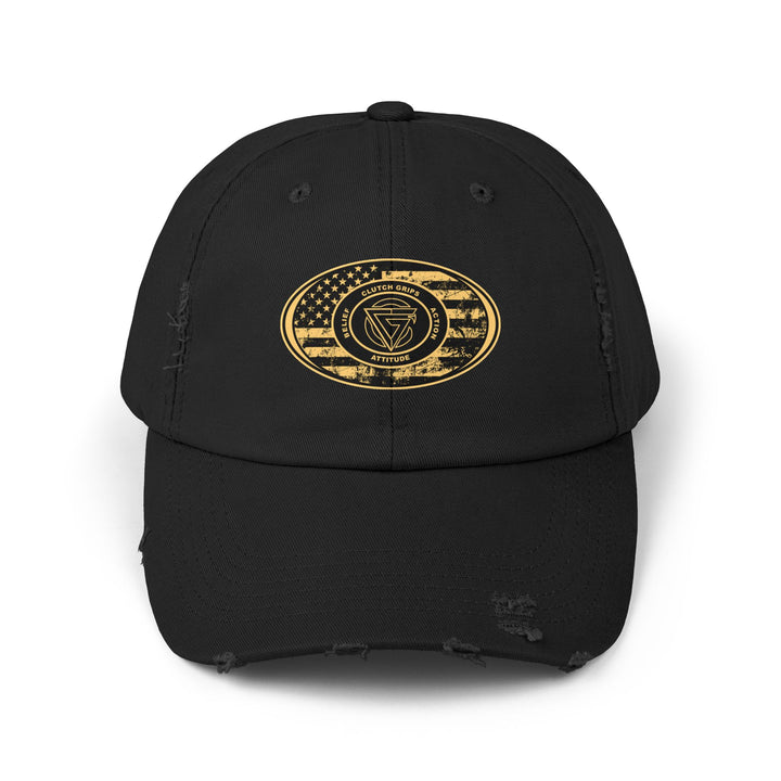 CG DESERT WAR DISTRESS OVAL FLAG CAP
