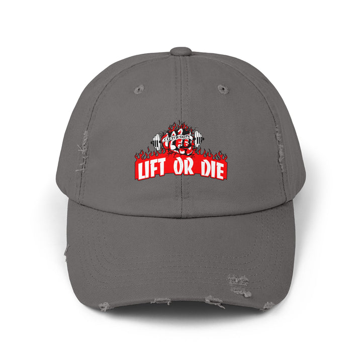 CG FIRE & FIST RED WHITE BLACK/LIFT OR DIE CAP