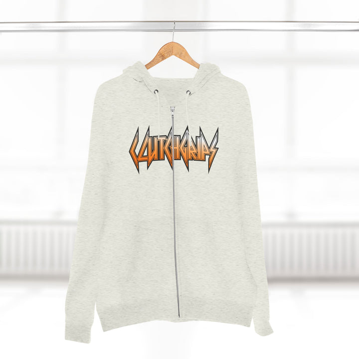 CG SKULLATOR SGL BELL DRAGON TIGER ORANGE WHITE  FADE /READY FOR WAR ZIP UP