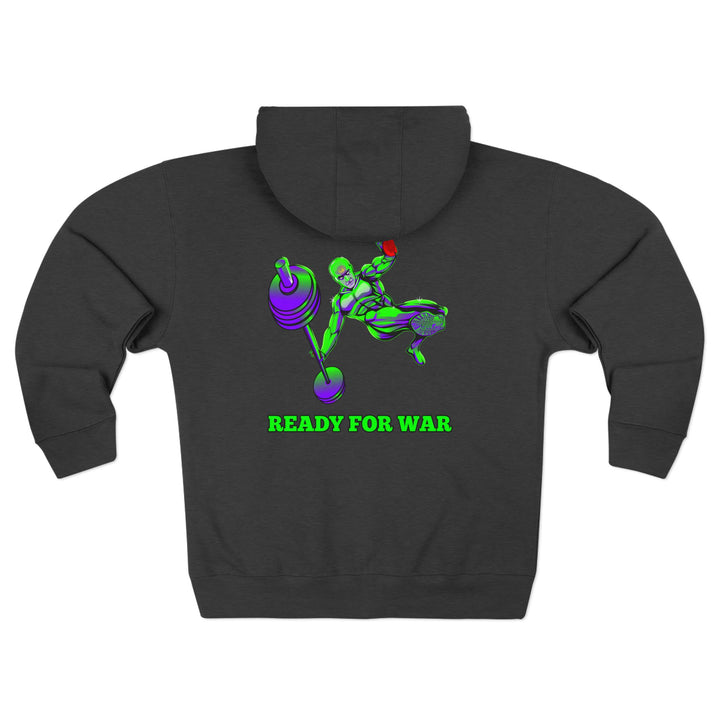 CG MAC JUMP PURPLE GREEN/READY FOR WAR ZIP UP