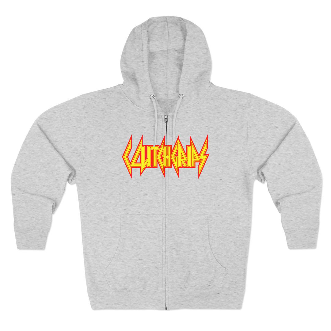 CG SGL SKULL BELL RED GOLD /LIFT OR DIE ZIP UP