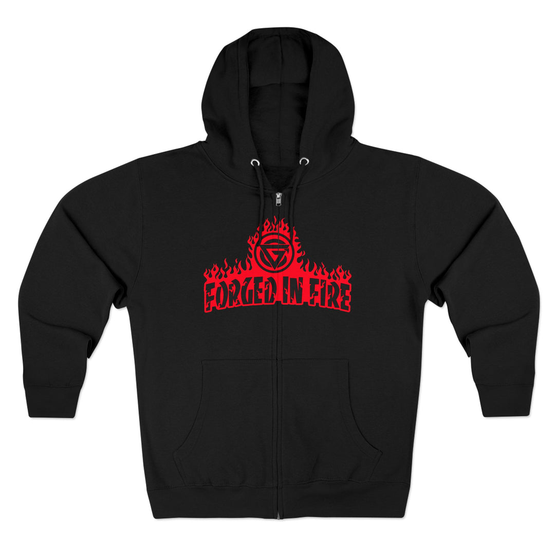 CG FINAL BOSS RED/LIFT OR DIE ZIP UP