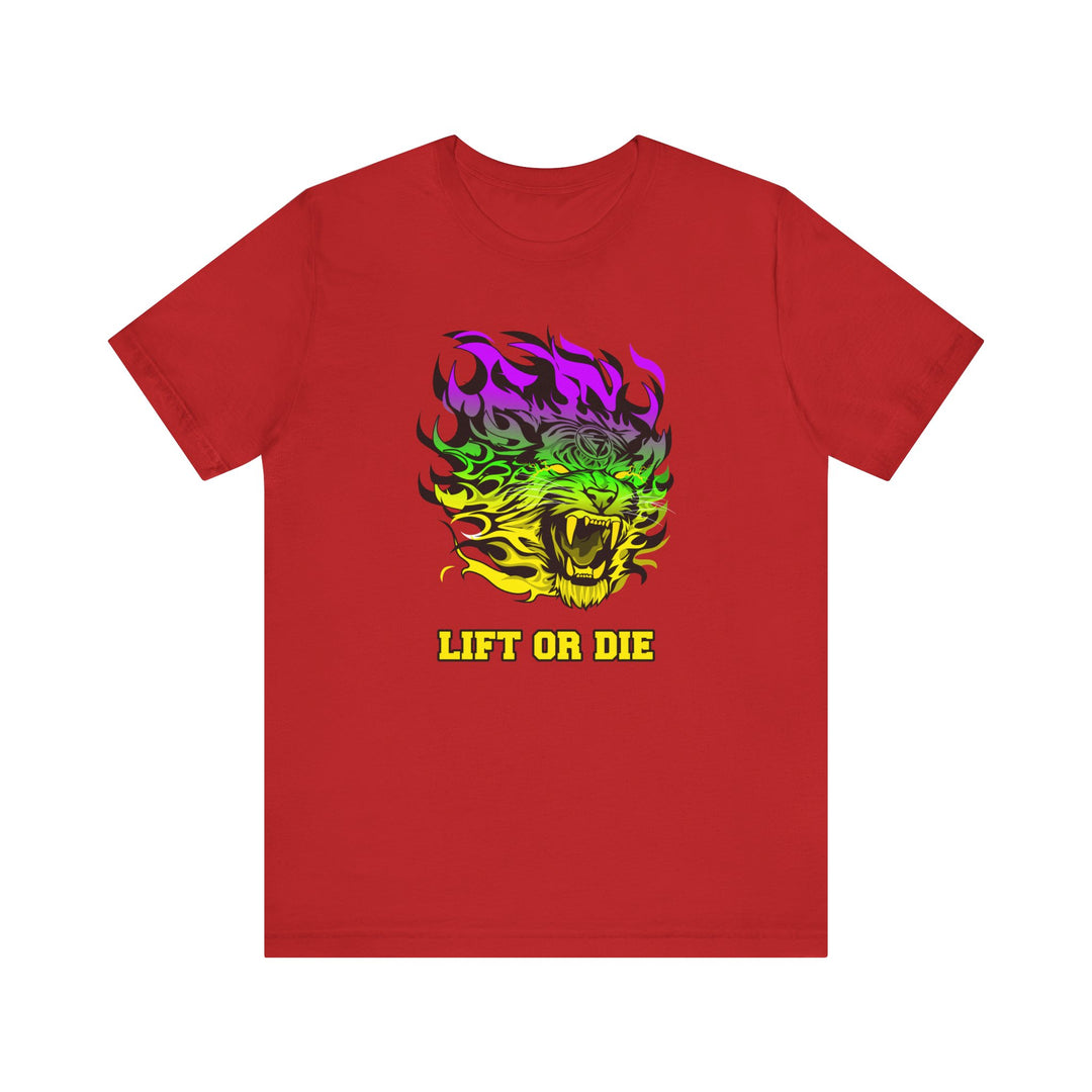 TIGER FLAME YELLOW GREEN PURPLE FADE/LIFT OR DIE