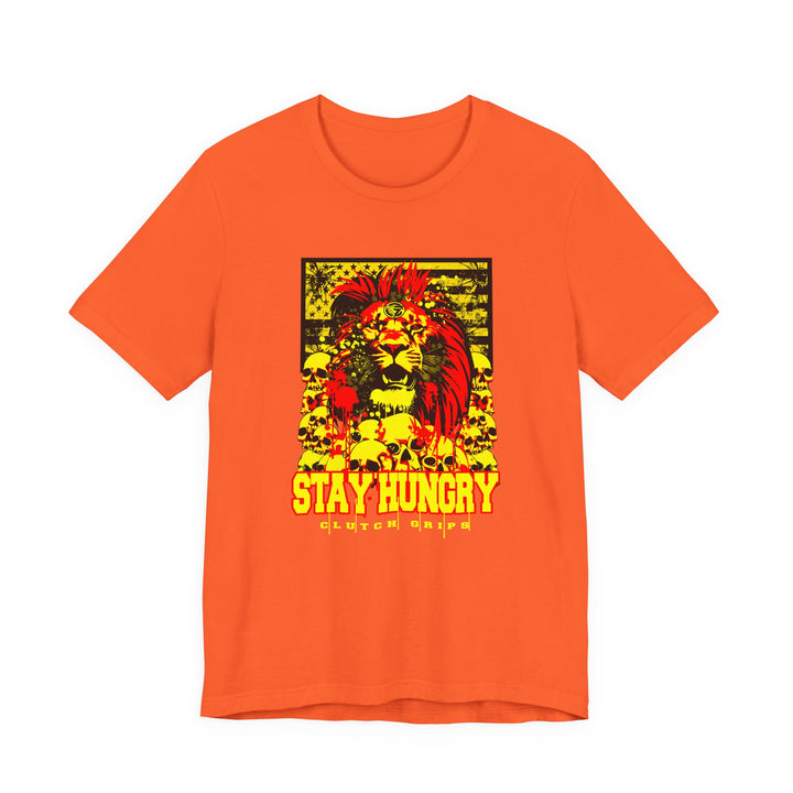 LION HEART YELLOW RED BLACK /STAY HUNGRY