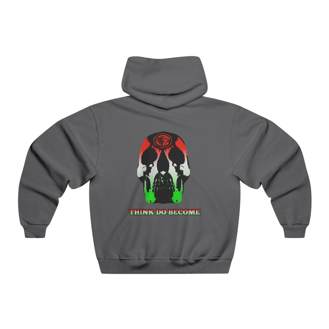 SKULLATOR- RED WHITE GREEN FADE/THINK DO BECOME