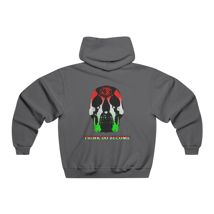 SKULLATOR- RED WHITE GREEN FADE/THINK DO BECOME