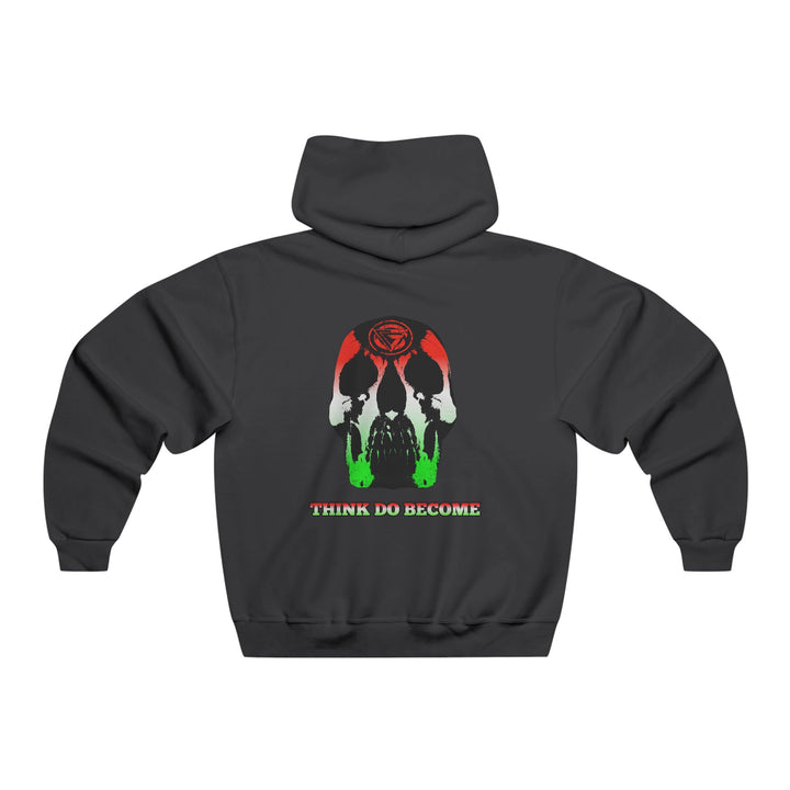 SKULLATOR- RED WHITE GREEN FADE/THINK DO BECOME