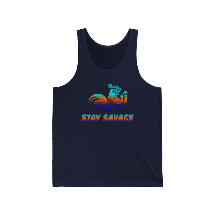 CG ANGRY ROOSTER BLUE ORANGE AQUA  FADE/STAY SAVAGE