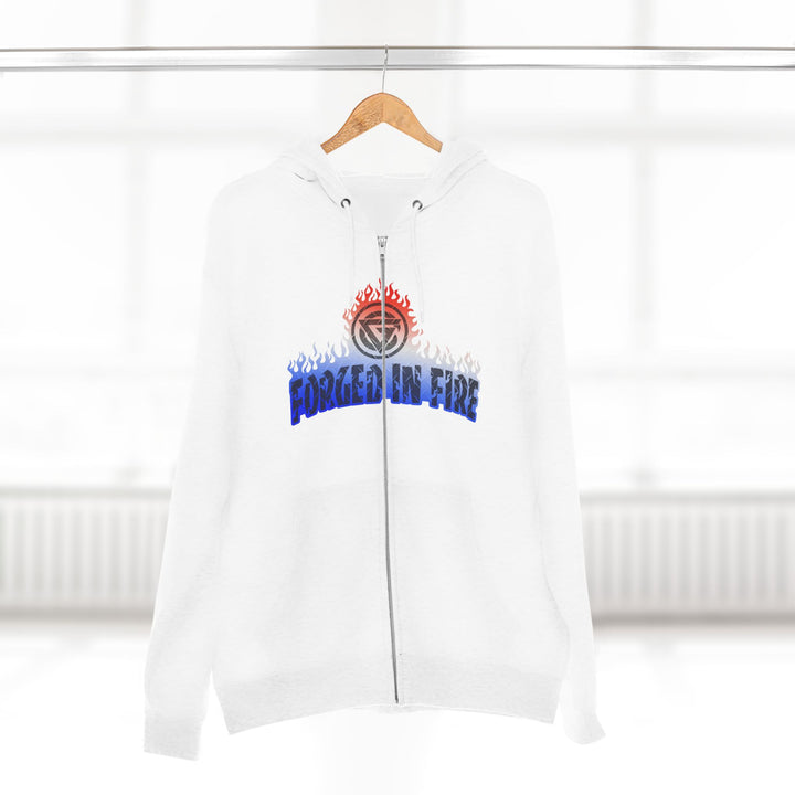 CG AMERICAN WARRIORS RED WHITE BLUE FADE /AMERICAN SAVAGE ZIP UP