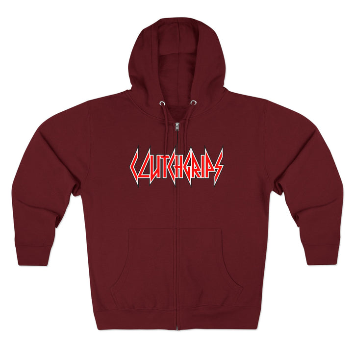 CG  NAVY SEAL TRIBUTE  RIP RED BLACK /AMERICAN BADASS ZIP UP