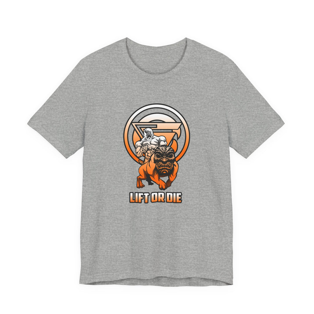 CG ANGRY DOG ORANGE WHITE FADE/LIFT OR DIE