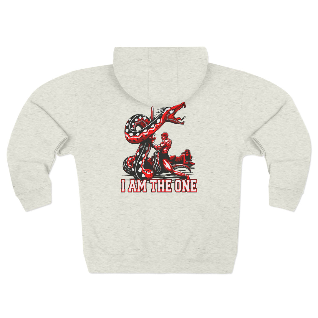 CG SERPENT SLAYER RED BLACK /I AM THE ONE ZIP UP