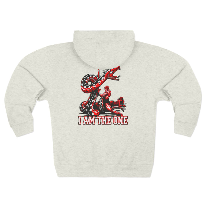 CG SERPENT SLAYER RED BLACK /I AM THE ONE ZIP UP