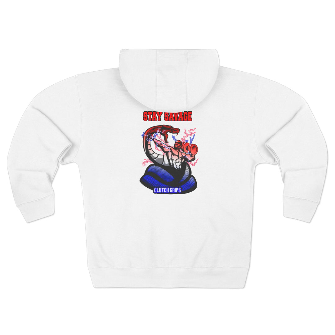CG MAC VS SNAKE RED WHITE BLUE FADE/STAY SAVAGE ZIP UP