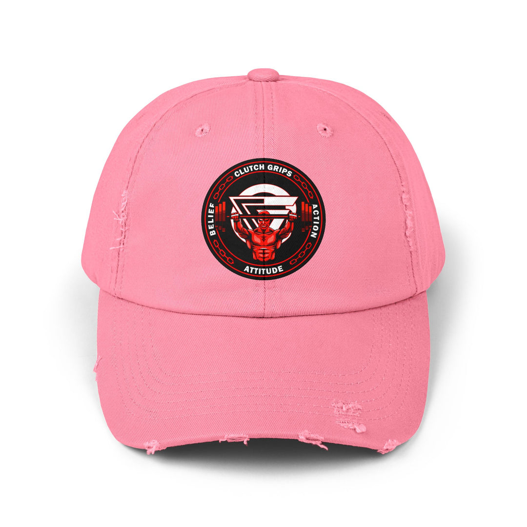 CG ENTER THE MAC RED BLACK WHITE BELIEF ATTITUDE ACTION CAP