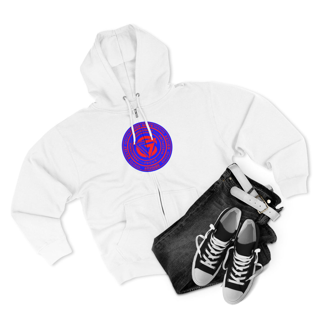 MAC SNAP RED BLUE/LIFT OR DIE ZIP UP