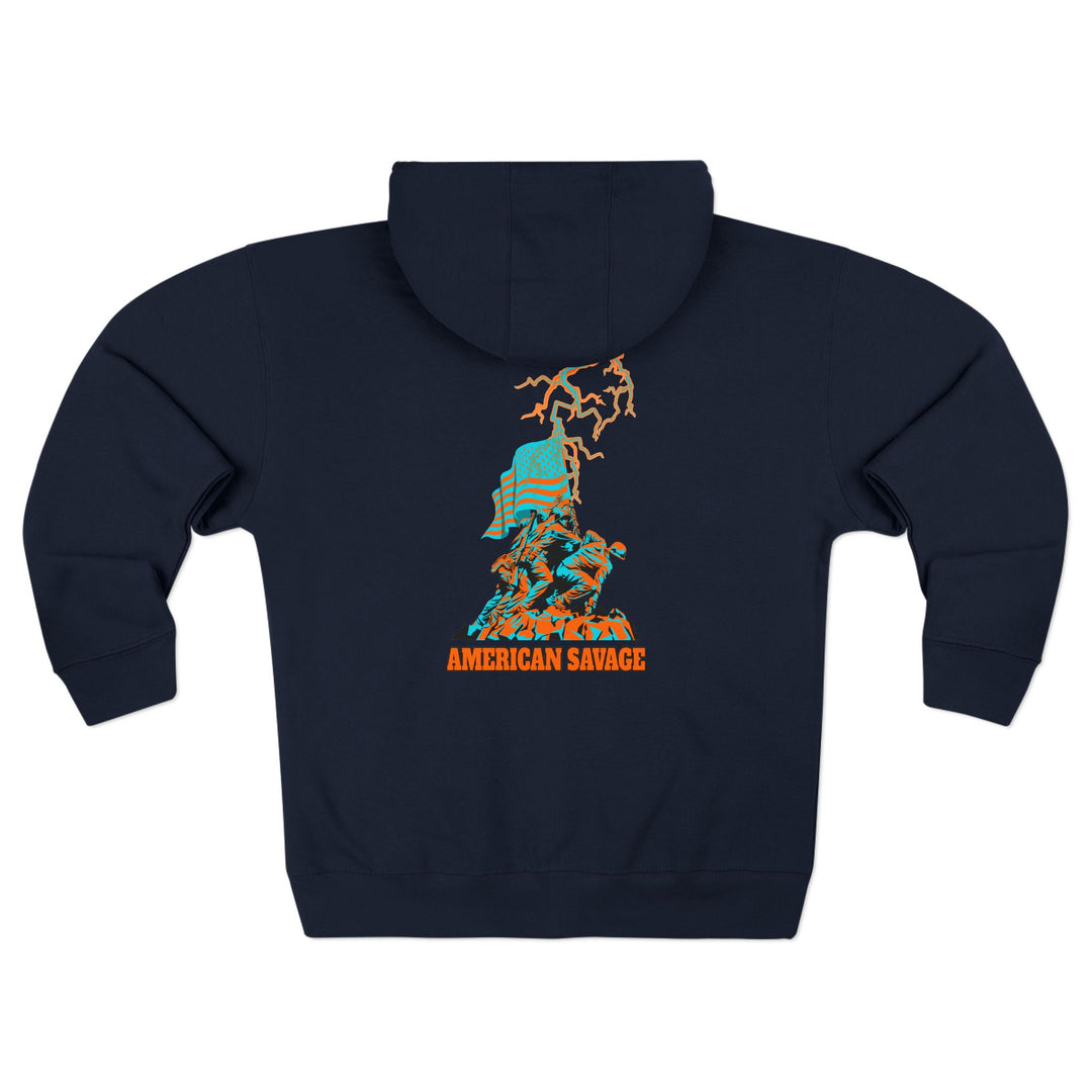 CG A AMERICAN WARRIORS MIAMI COLORS  /AMERICAN SAVAGE ZIP UP