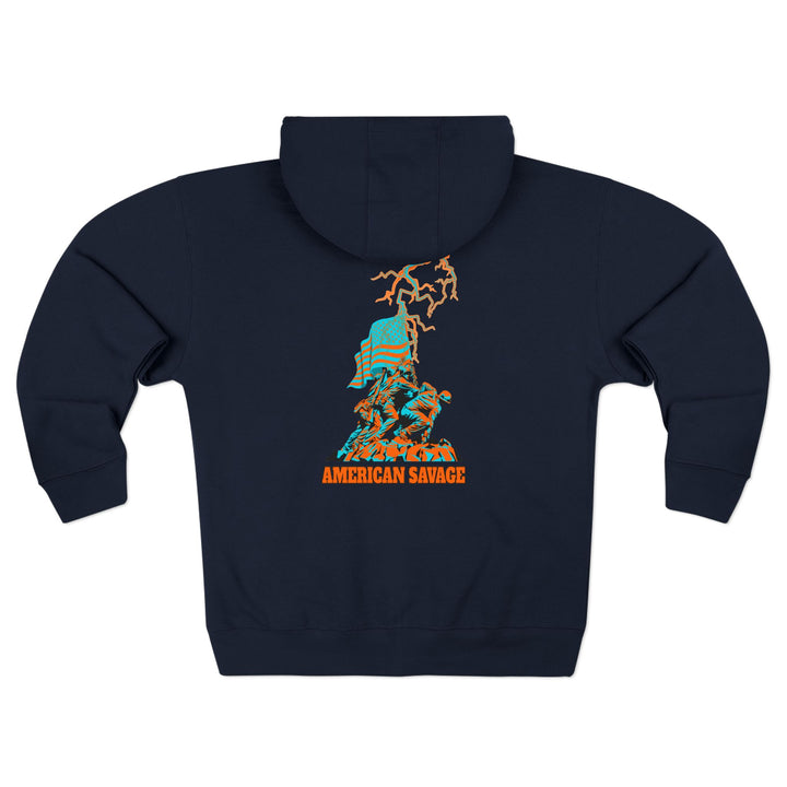 CG A AMERICAN WARRIORS MIAMI COLORS  /AMERICAN SAVAGE ZIP UP