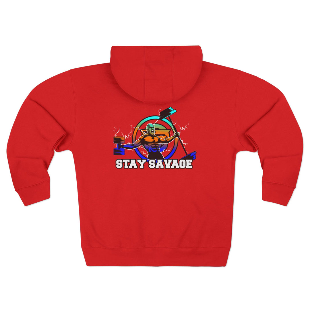 SPARTAN LIFT BLUE ORANGE WHITE FADE  /STAY SAVAGE ZIP UP