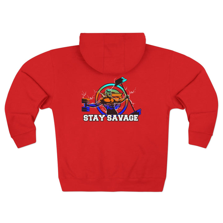 SPARTAN LIFT BLUE ORANGE WHITE FADE  /STAY SAVAGE ZIP UP