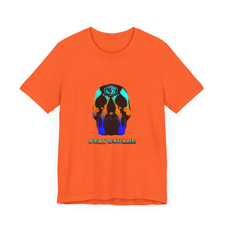 SKULLATOR BLUE ORANGE AQUA  /STAY SAVAGE