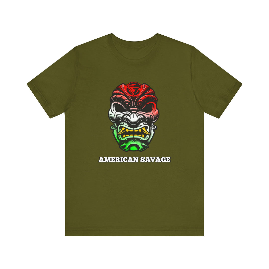 SAMURAI MAC RED WHITE GREEN FADE /AMERICAN SAVAGE