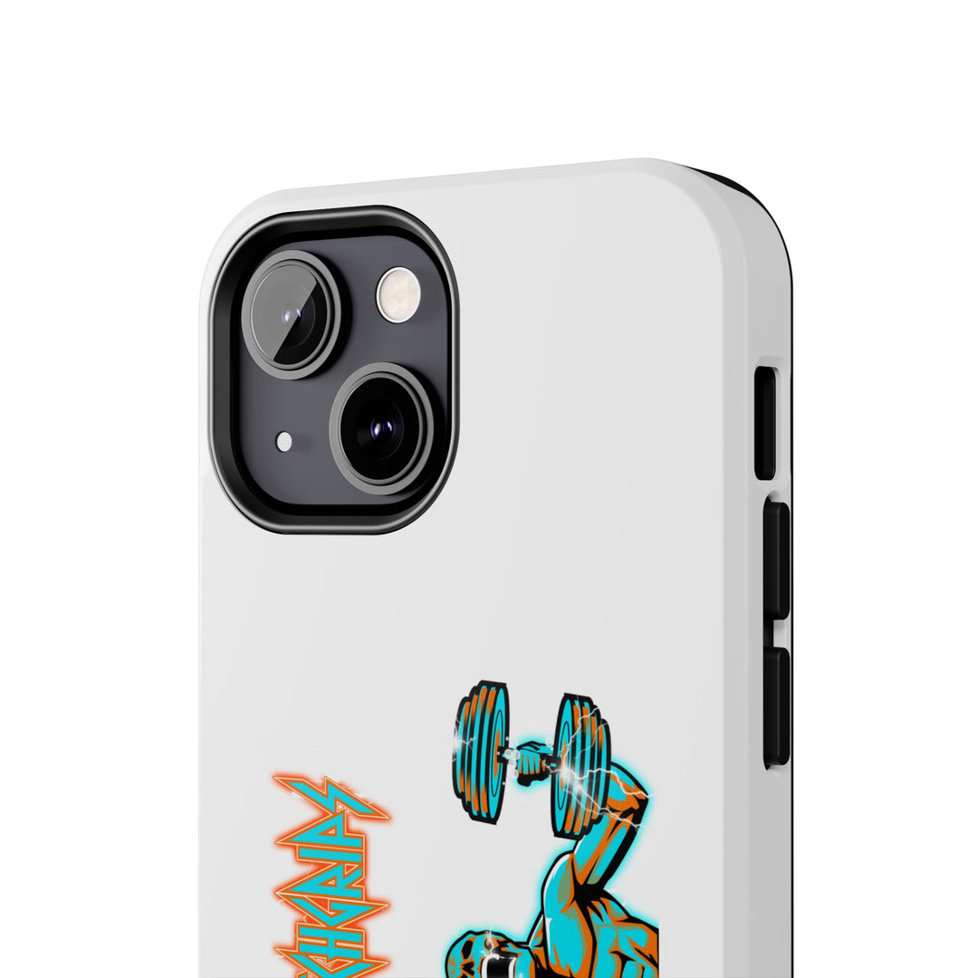 RIDE THE LIGHTNING MIAMI COLORS AQUA ORANGE PHONE CASE/CLUTCHGRIPS