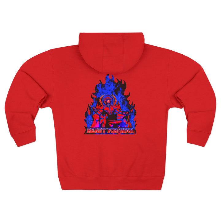 MAC FINAL BOSS RED BLUE /READY FOR WAR ZIP UP