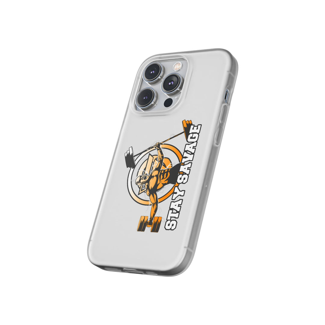 SPARTAN LIFT ORANGE WHITE PHONE CASE/STAY SAVAGE