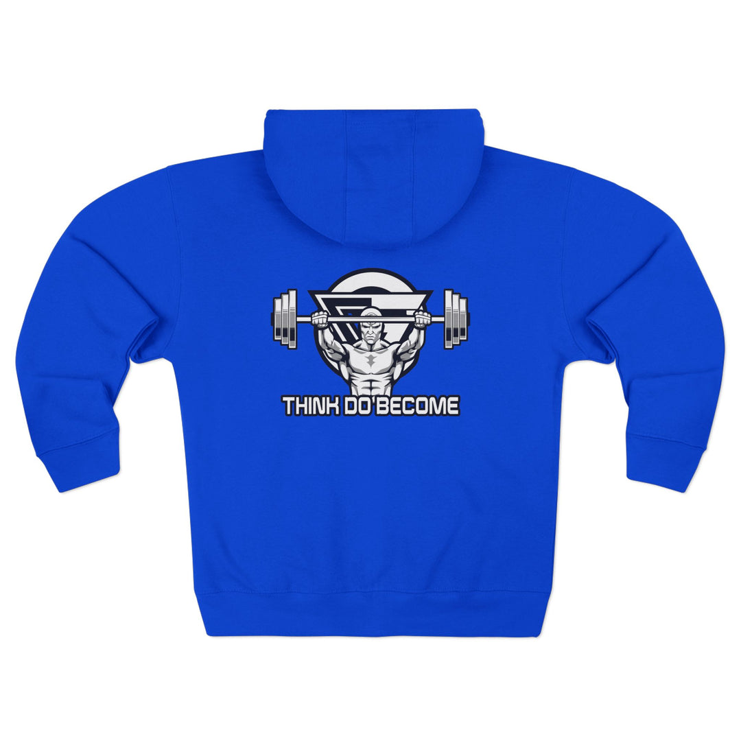 ENTER THE MACK BLACK WHITE /THINK DO BECOME ZIP UP