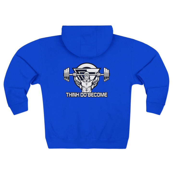 ENTER THE MACK BLACK WHITE /THINK DO BECOME ZIP UP