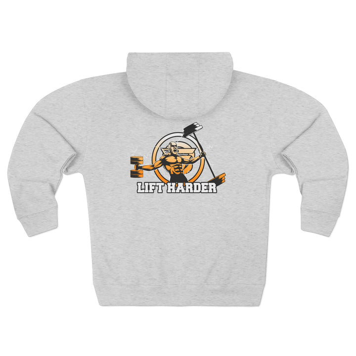 SPARTAN LIFT WHITE ORANGE FADE /LIFT HARDER ZIP UP