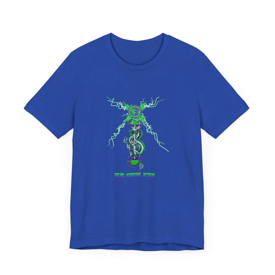 BARBELL DRAGON PURPLE GREEN
