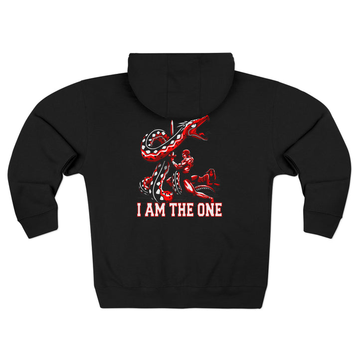 CG SERPENT SLAYER RED BLACK /I AM THE ONE ZIP UP