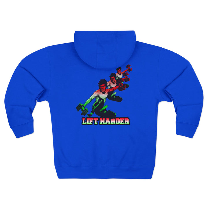 CG LIFT KICK RED WHITE GREEN FADE/LIFT HARDER ZIP UP
