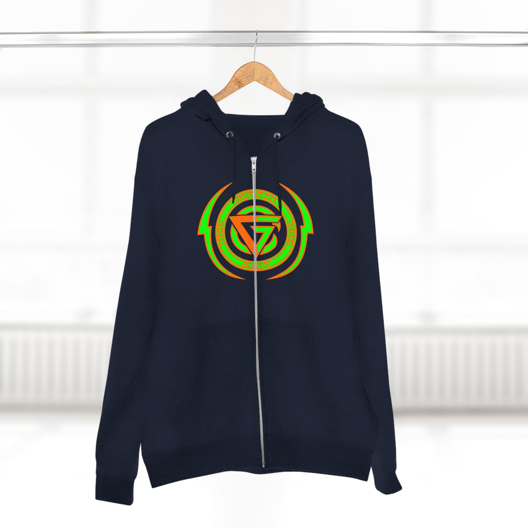 SPARTAN LIFT ORANGE GREEN  /LIFT HARDER ZIP UP