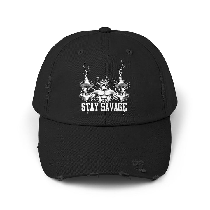 RIDE THE LIGHTNING WHITE /STAY SAVAGE CAP