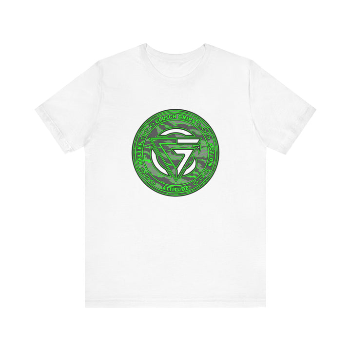 CG BASIC LOGO GREEN GREY CAMO