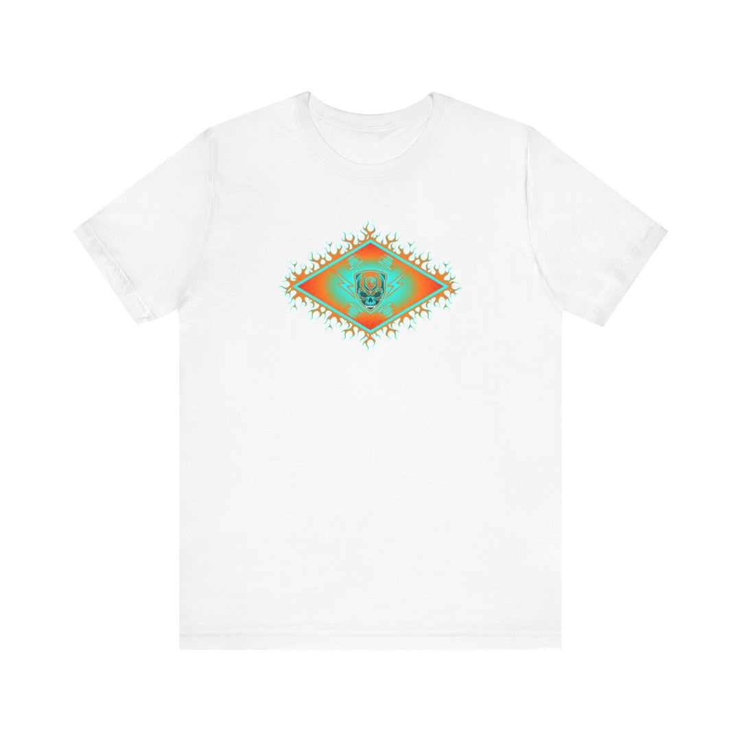 MIAMI AQUA ORANGE DIAMOND SKULLATOR DOUBLE BELL