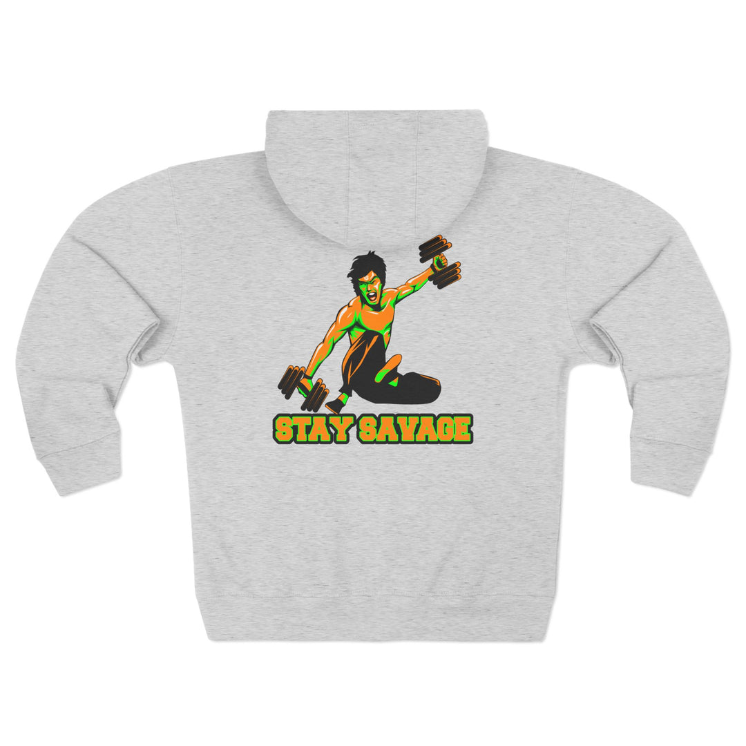 CG LIFT KICK ORANGE GREEN FADE/STAY SAVAGE ZIP UP