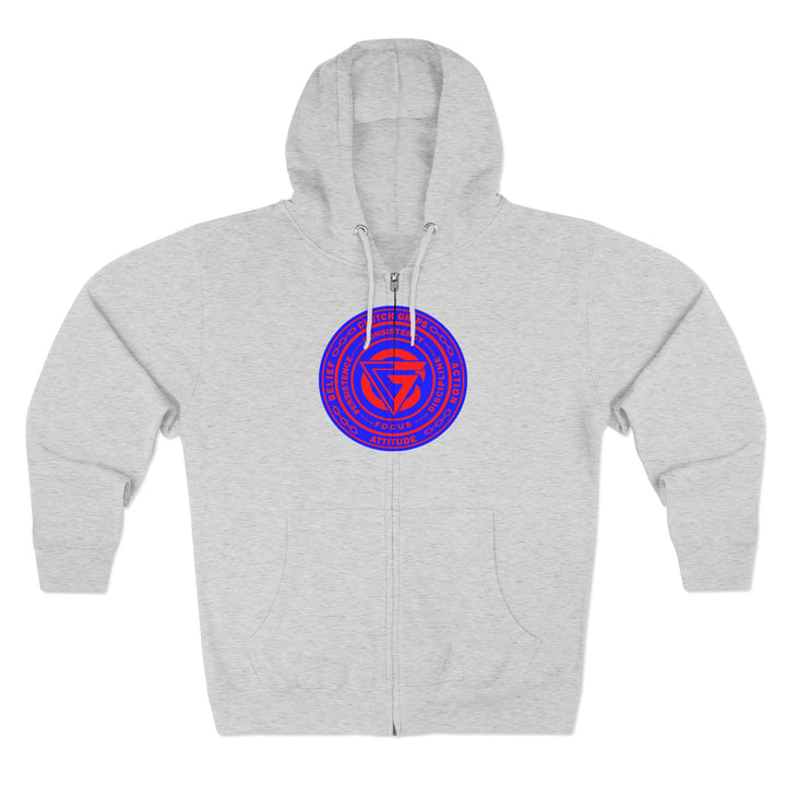 CG STAND OFF RED BLUE /KILL OR BE KILLED ZIP UP