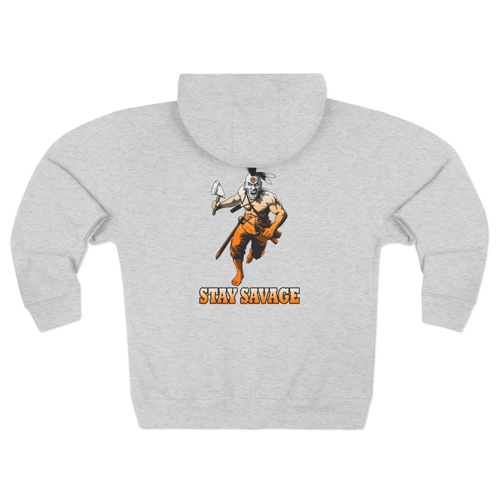 CG MAC ORANGE WHITE FADE /STAY SAVAGE ZIP UP