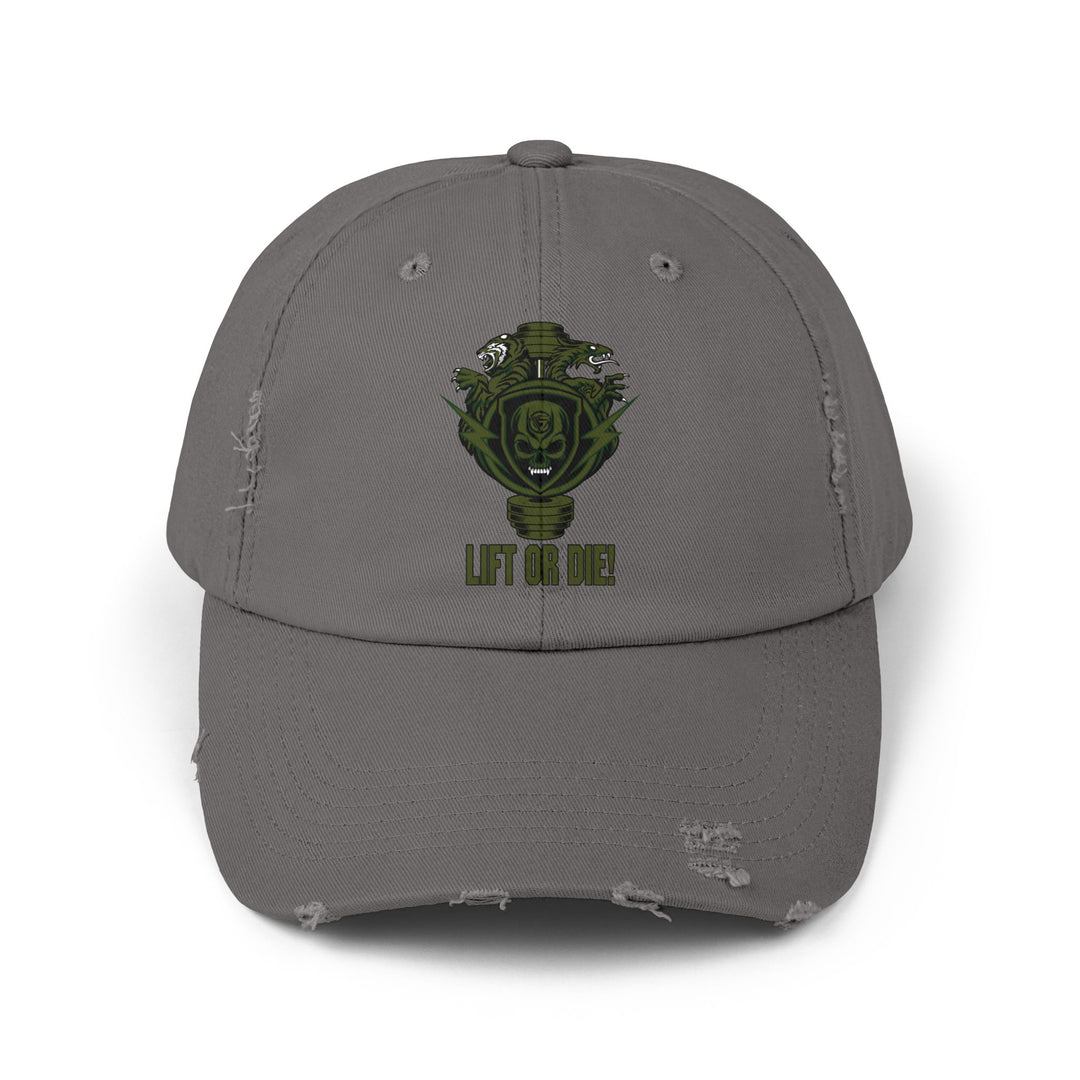 CG DRAGON & TIGER BELL MILITARY GREEN/LIFT OR DIE CAP