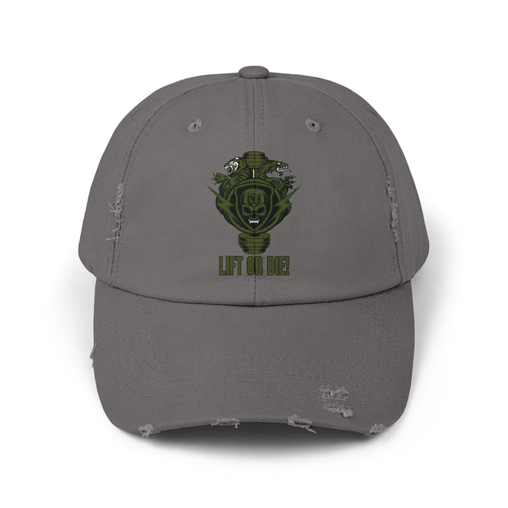 CG DRAGON & TIGER BELL MILITARY GREEN/LIFT OR DIE CAP