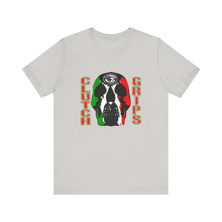 SKULLATOR RED WHITE GREEN FADE/CLUTCHGRIPS