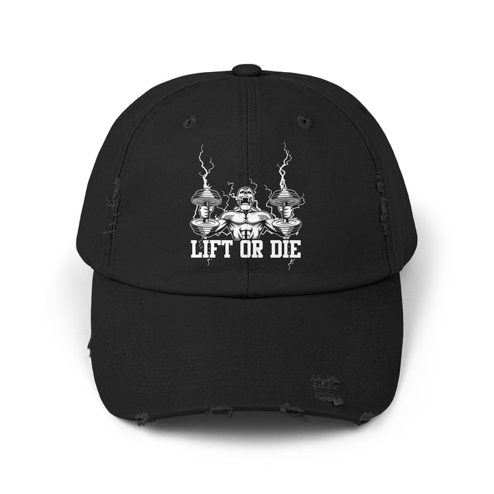 RIDE THE LIGHTNING WHITE/LIFT OR DIE CAP