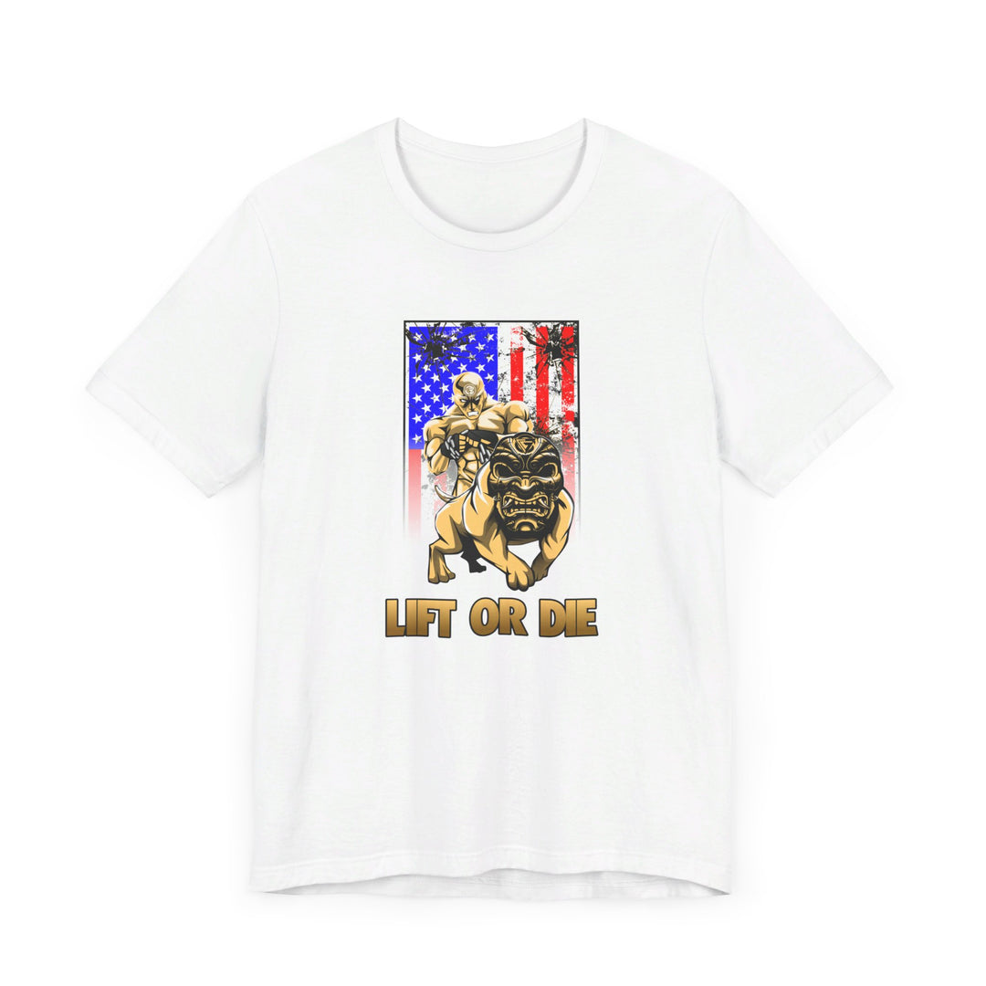 ANGRY DOG SAND AMERICAN FLAG/LIFT OR DIE