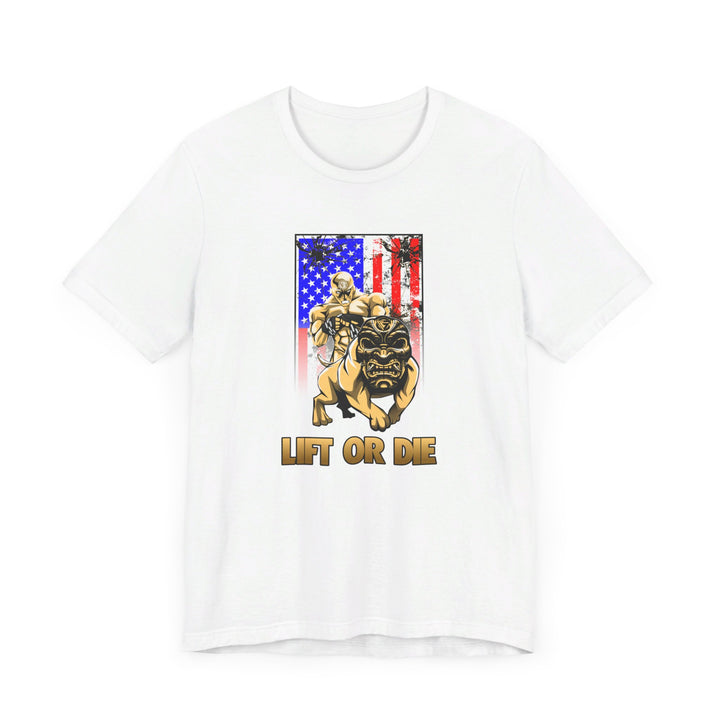 ANGRY DOG SAND AMERICAN FLAG/LIFT OR DIE