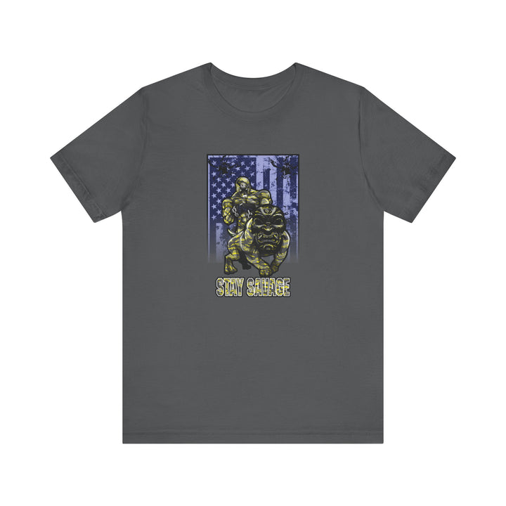 ANGRY DOG YELLOW CAMO FLAG/STAY SAVAGE